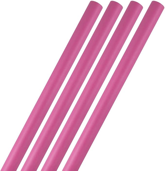 JAM Paper Gift Wrap - Matte Wrapping Paper - 100 Sq Ft Total - Matte Fuchsia Pink - 4 Rolls/Pack