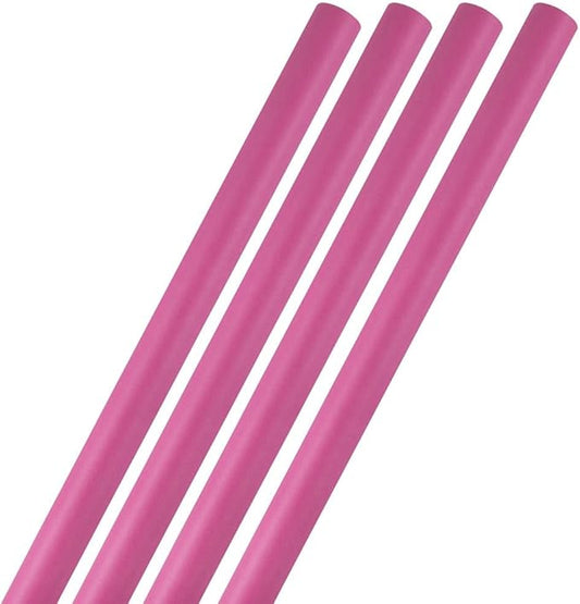 JAM Paper Gift Wrap - Matte Wrapping Paper - 100 Sq Ft Total - Matte Fuchsia Pink - 4 Rolls/Pack