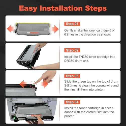 v4ink 2PK Compatible TN360 Toner Cartridge Replacement for Brother TN360 TN-360 TN-330 TN330 Toner High Yield Black for Brother HL-2170W HL-2140 MFC-7840W MFC-7340 MFC-7345N DCP-7040 DCP-7030 Printer