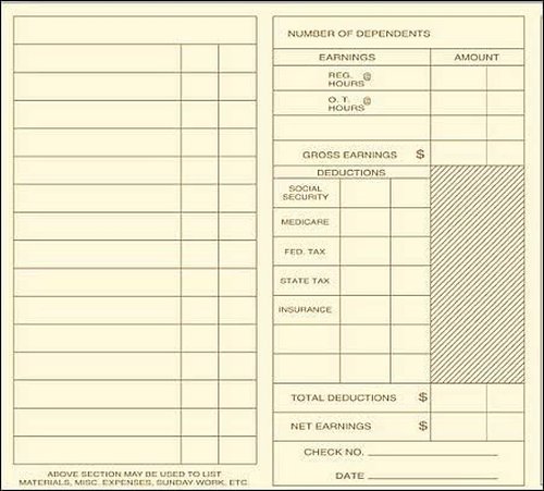 Pocket Size Weekly Time Record - 8 x 5 Inches | 250 Sheets for Efficient Scheduling