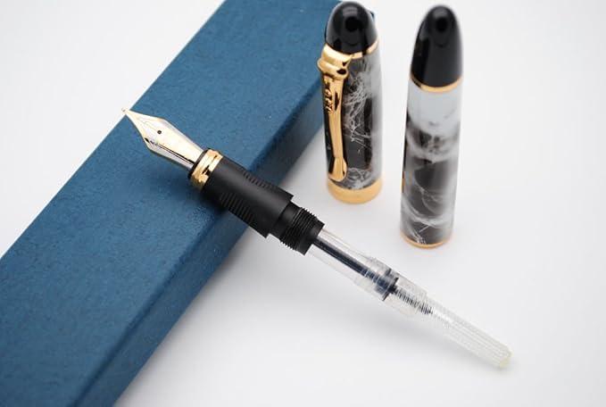 JINHAO X450 Fountain Pen M Nib (Grey Marble)