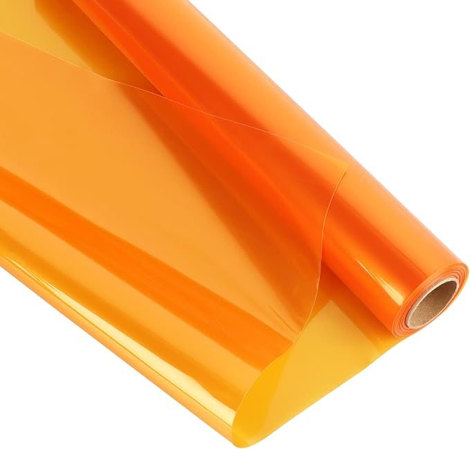 Cellophane Wrap Roll-Gold Wrapping Paper Roll 34 In Wide X 100 Ft Long, 3 Mil Thick Translucent Gold Cellophane Gift Wrapping Paper for Hampers, Flower Bouquets, Baskets, Treats, DIY Arts Crafts Décor
