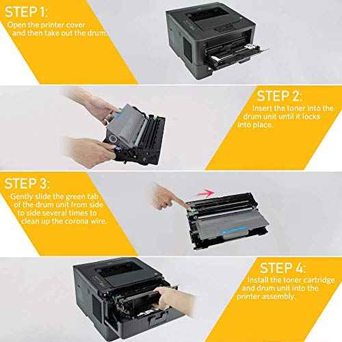 v4ink Compatible DR720 Drum Unit Replacement for Brother DR720 Drum Unit for DCP-8110 DCP-8150 DCP-8155 HL-5440 HL-5450 HL-5470 HL-6180 MFC-8510 MFC-8710 MFC-8810 MFC-8910 MFC-8950 Printer (Not Toner)