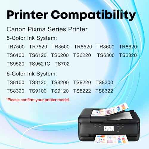 Miss Deer CLI-281 XXL Cyan Magenta Yellow-12 Color Ink Compatible with Canon 281XXL CLI281 Value Pack Work for Pixma TS6120 TS8120 TR7520 TR8520 TS9120 TS6220 TS8220 TS9520 TS9521C (4C,4M,4Y) 12 Pack