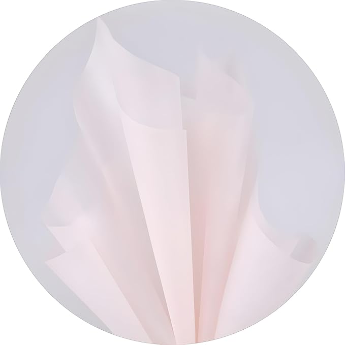 96 Sheets Tissue Flower Wrapping Paper Cotton Wrapping Flower Paper Withdrawable Lining Paper Non-woven Waterproof Floral Bouquet Wraps For Florist Packaging Arrangement (Peach Pink)