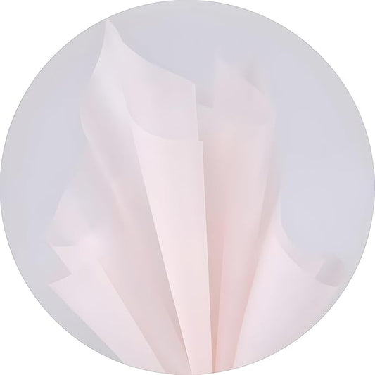 96 Sheets Tissue Flower Wrapping Paper Cotton Wrapping Flower Paper Withdrawable Lining Paper Non-woven Waterproof Floral Bouquet Wraps For Florist Packaging Arrangement (Peach Pink)