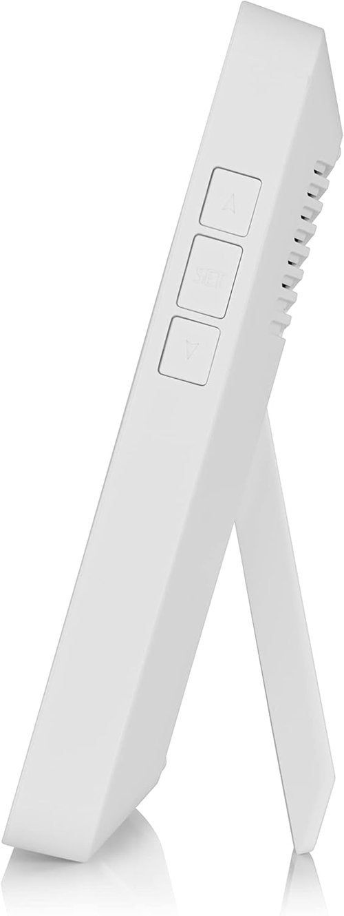 ALFAJR Azan Clock CF-19 - Automatic Athan in 5 Voices | Simplified Manual for USA Cities - White