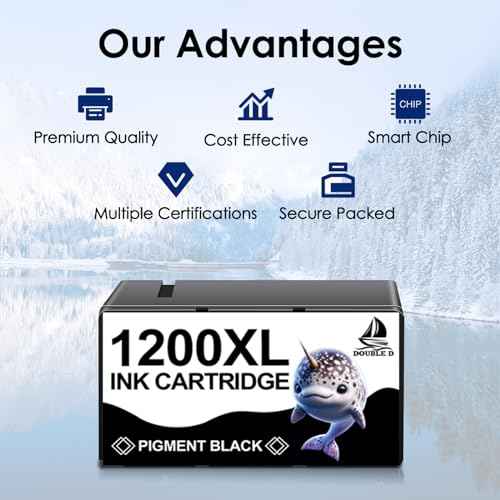 DOUBLE D Maxify 1200XL Ink Cartridges Replacement for Canon PGI-1200XL PGI1200XL PGI 1200 XL Ink Work for Canon Maxify MB2720 MB2050 MB2350 MB2320 MB2020 MB2120 Printer (3C 3M 3Y, 9 Pack)