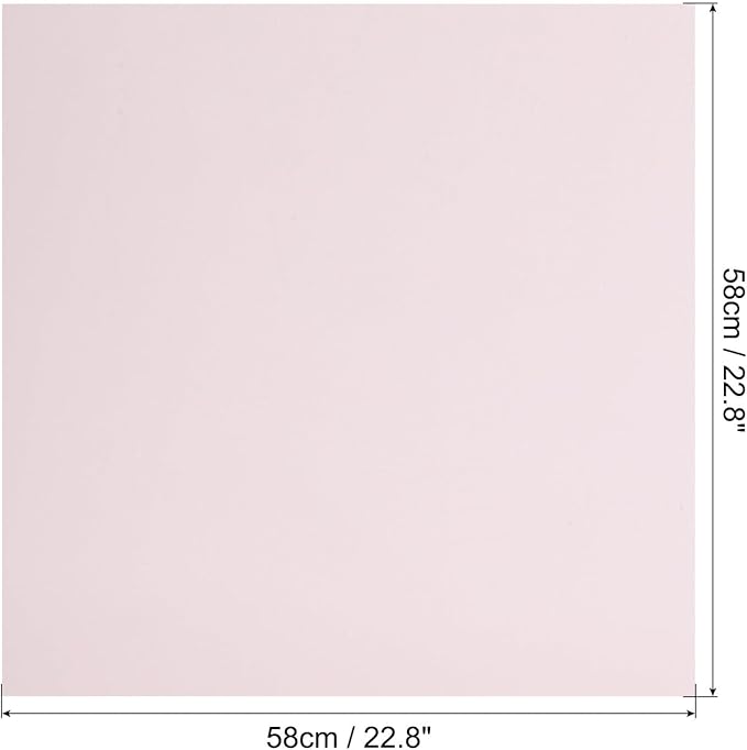 MECCANIXITY Flower Wrapping Fog Paper 22.8x22.8 Inch Waterproof Matte Floral Wrapping Paper for DIY Crafts, Gift/Gift Box Packaging Light Pink 20 Pcs