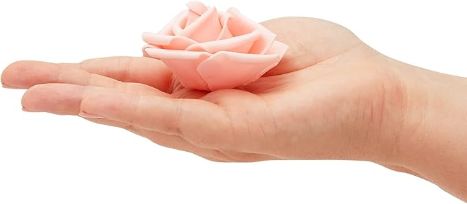 Bright Creations Colorful Foam Rose Heads - 100-Pack, 3 x 3 x 1.25 in, Mixed Pink White Red - Artificial Roses Bulk Mixed Color & 3D Foam Craft Flowers - DIY Decoration & Party Decor