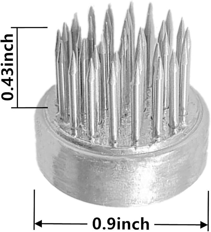 Kenzan Floral Frog 23mm/0.9inch Diameter Ikebana Flower Arranger Holder Stainless Steel Pin for Small Vase (3Pcs)
