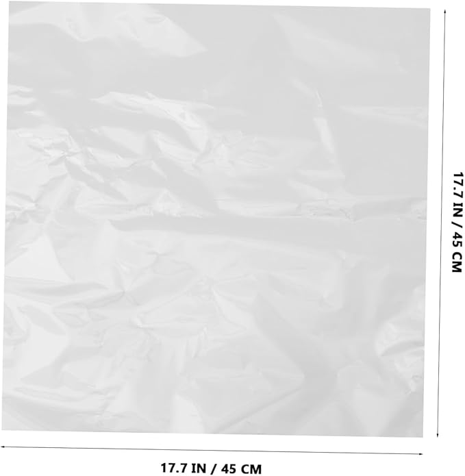 Yardwe 100pcs Transparent Cellophane Wrapping Paper Clear Floral Wrap for Bouquets DIY Flower Packaging Film Easy to Use and Store