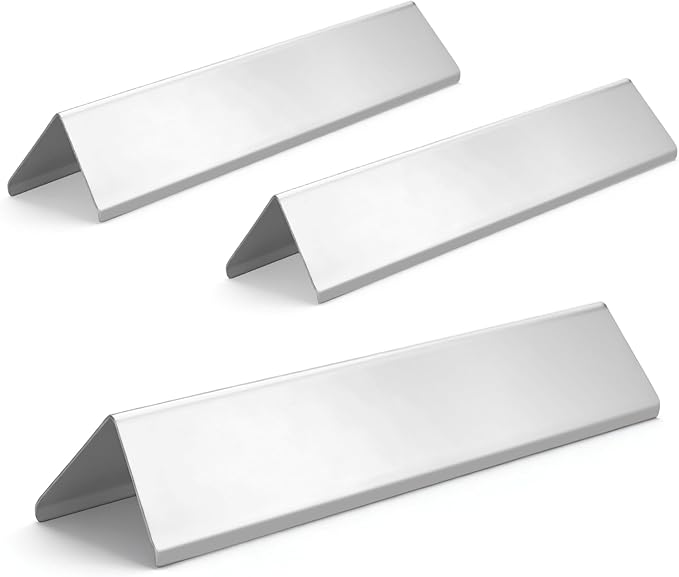 KifonMetals 7635 15.3" Flavorizer Bars for Weber Spirit I & II 200, Spirit E210 S210 E220 S220 Gas Grill with Front-Mounted Control, for Weber Spirit Grill Parts, Stainless Steel, 3 PCS