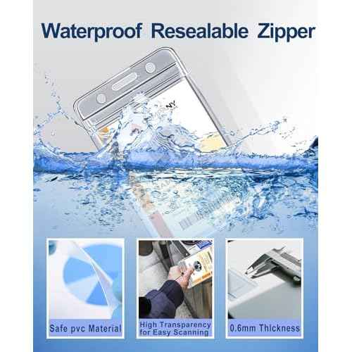 Lanyards for Id Badges Black Lanyards for Cruise Ship Cards Lanyard with Clear Id Holder (3Pcs)