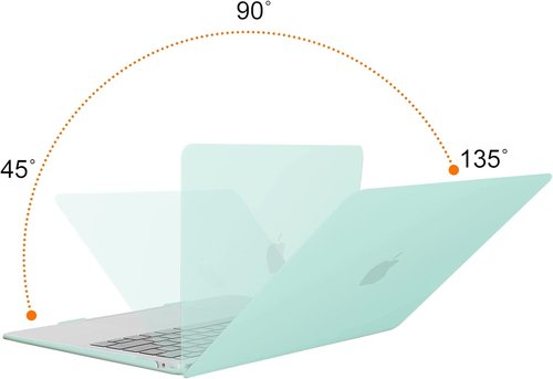 MOSISO MacBook Air 13-Inch Case - Hard Shell with Keyboard Cover & Screen Film | Mint Green, Compatible with M1 Chip (2021-2018)
