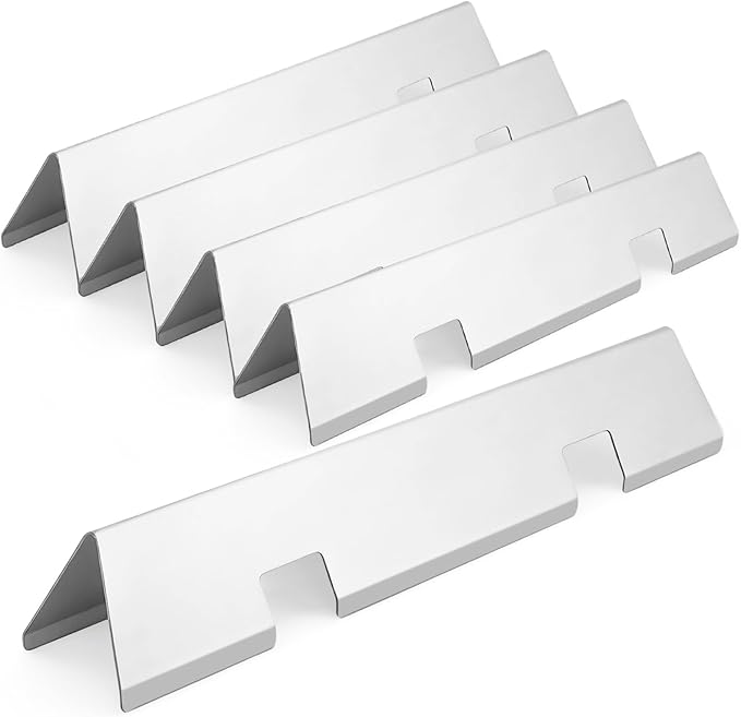 KifonMetals 15.3 inch Flavorizer Bars for Weber Spirit I & II E310 E320 E330 S310 S320 S330 Gas Grills with Front Control Knobs, Replacement for Weber Spirit Grill Parts 7636, Stainless Steel, 5 PCS