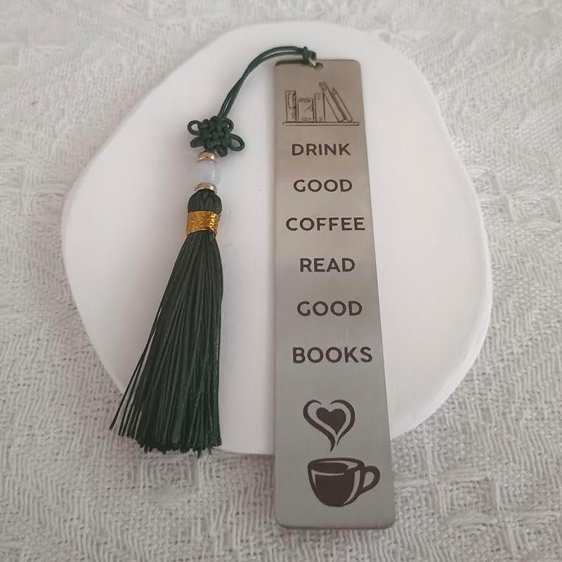 Skiennix Coffee Lover Bookmark - Perfect Gift for Bookworms | Ideal for Reading Enthusiasts