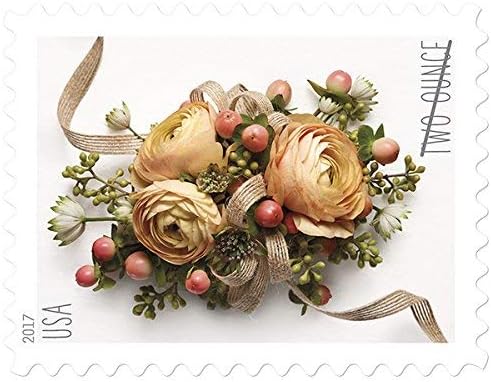 USPS Forever Stamp - Celebration Corsage & Boutonniere Combo | 1 Sheet Each