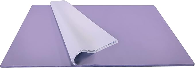 Jillson Roberts Bulk 20 x 30 Inches Recycled Tissue, Lavender, 480 Unfolded Sheets (BFT04)