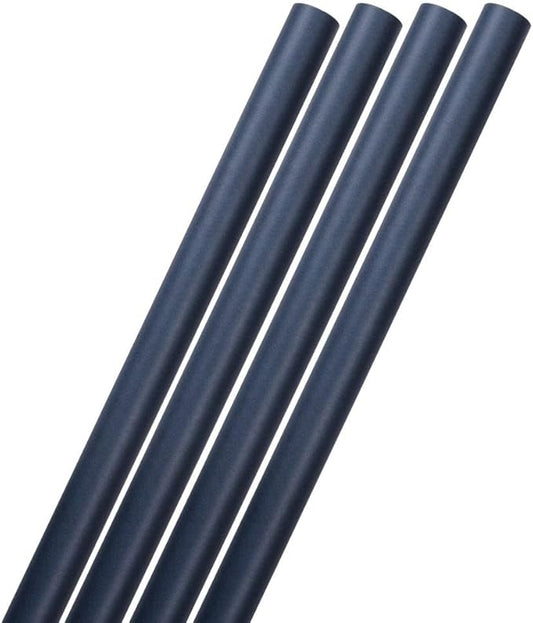 JAM Paper Gift Wrap - Matte Wrapping Paper - 100 Sq Ft Total - Matte Navy Blue - 4 Rolls/Pack