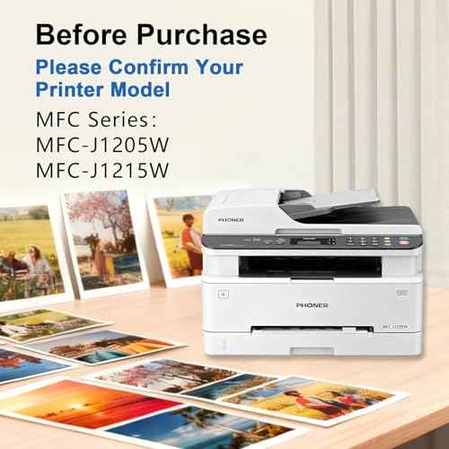 LC404 Ink Cartridges for Brother Printer, 4-Color Pack (Black/Cyan/Magenta/Yellow) High Yield 750 Pages, LC404XL Replacement for Brother MFC-J1205W MFC-J1215W, Smart Chip, No Leakage