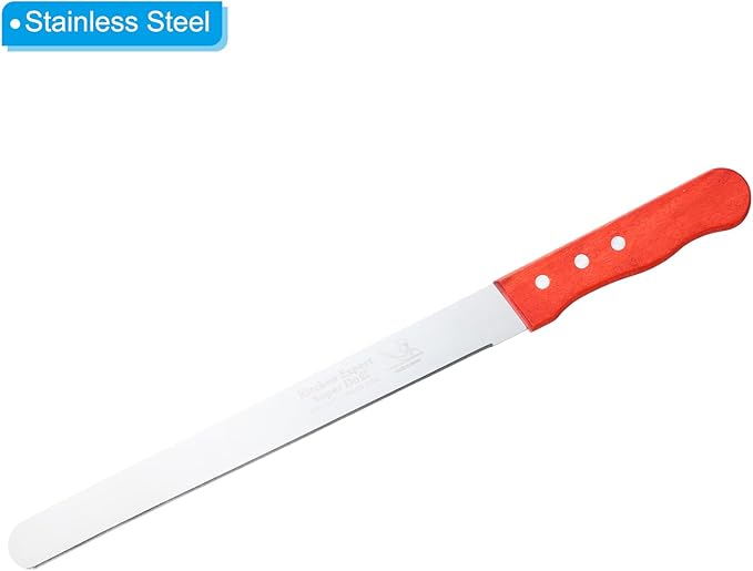 PATIKIL Floral Foam Knife, 2 Pcs 42.5 x 3.1CM Florist Professional Cutting Knife for Flower Foam Block Cake, Wooden Handle