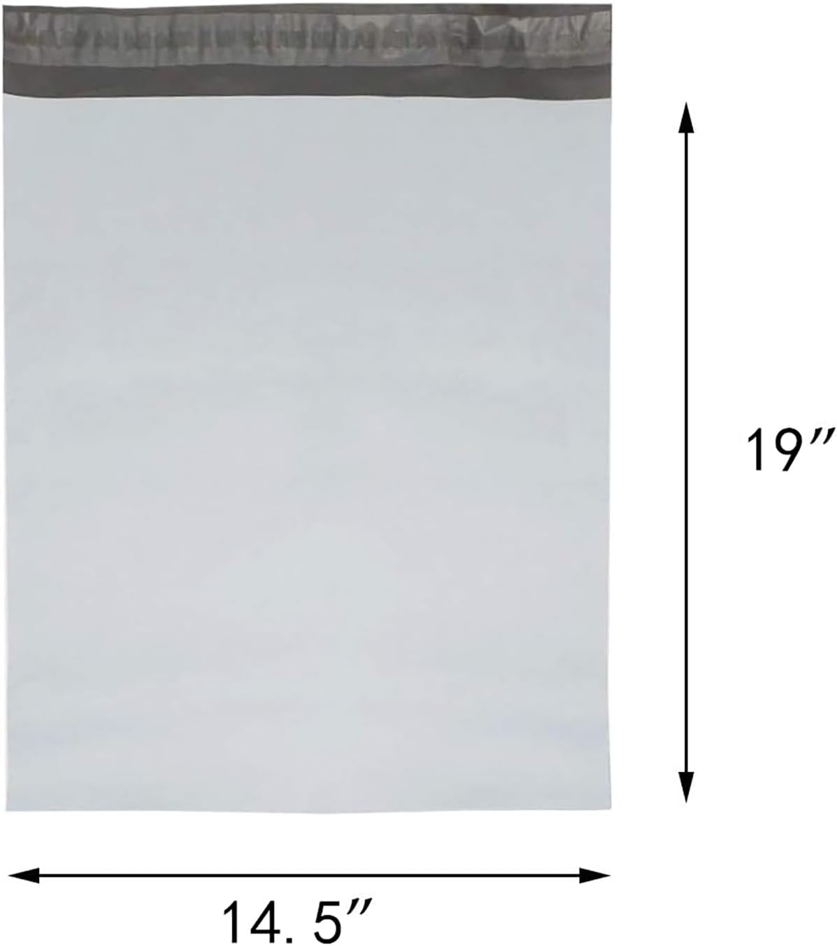 Skiennix Self-Adhesive Poly Mailers - Strong, Waterproof Shipping Bags | 14.5x19 Inch, 100 PCS