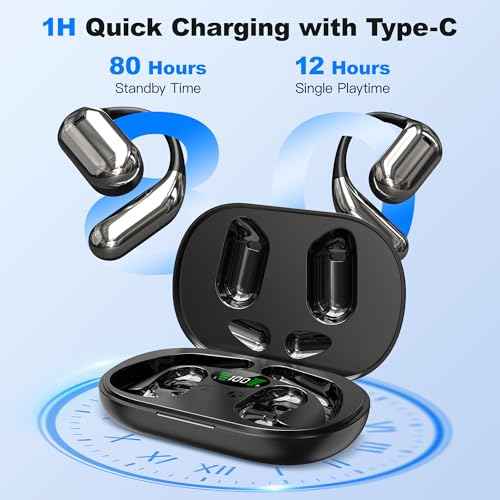 AI Translation Earbuds Real Time, 3-in-1 Translator Earbuds 134 Languages & Accents and Long Battery Life, HF Sound, Spanish/English Aud?fonos Traductores for Travel Business Learning, Black
