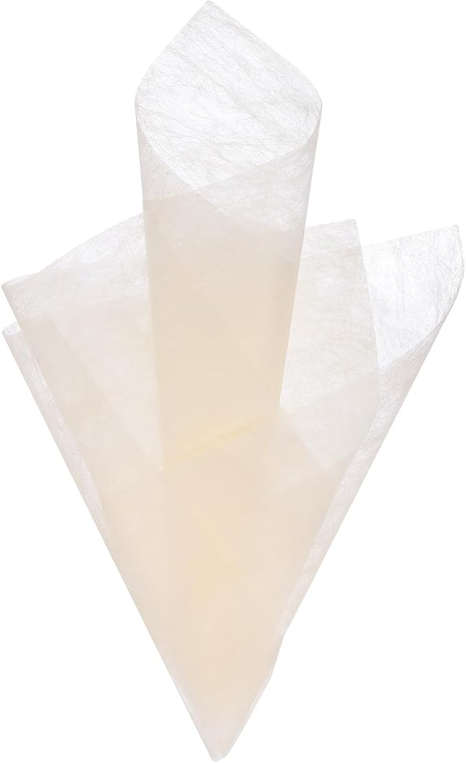 PATIKIL 11.8 inches Tissue Flower Wrapping Paper, 122 Sheets Waterproof Floral Bouquet Wraps Gift Packaging Tissue for Party Birthday Wedding Holiday Decorations Crafts, Light Nude