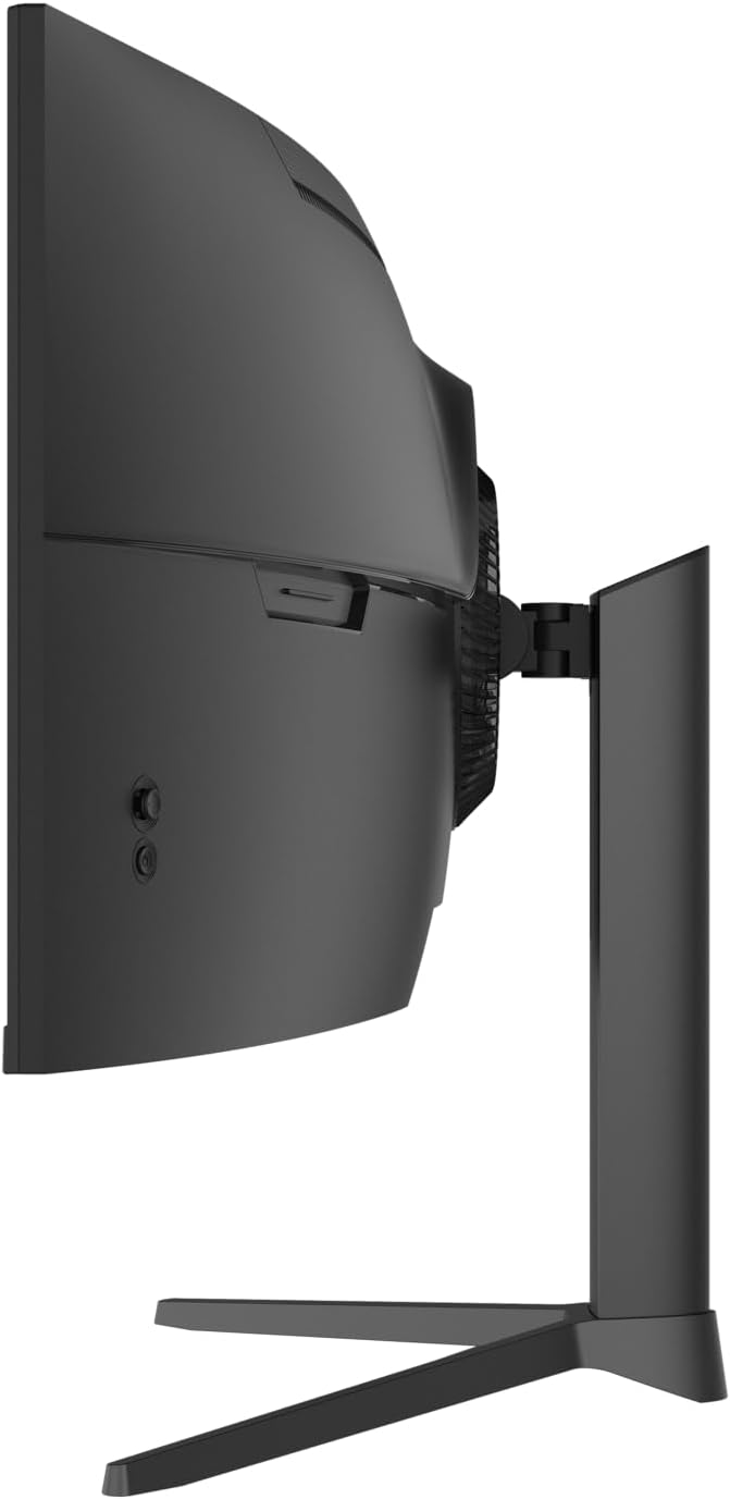 Amzfast 49 Inch Curved Monitor 120Hz DQHD 5120x1440p Ultrawide Gaming Monitor, 120% sRGB, 1500R, 1ms MPRT, HDR, Adaptive Sync, PIP/PBP, Height Adjustable, HDMI 2.0/DP 1.4, VESA 75x75, AMZG49C7U