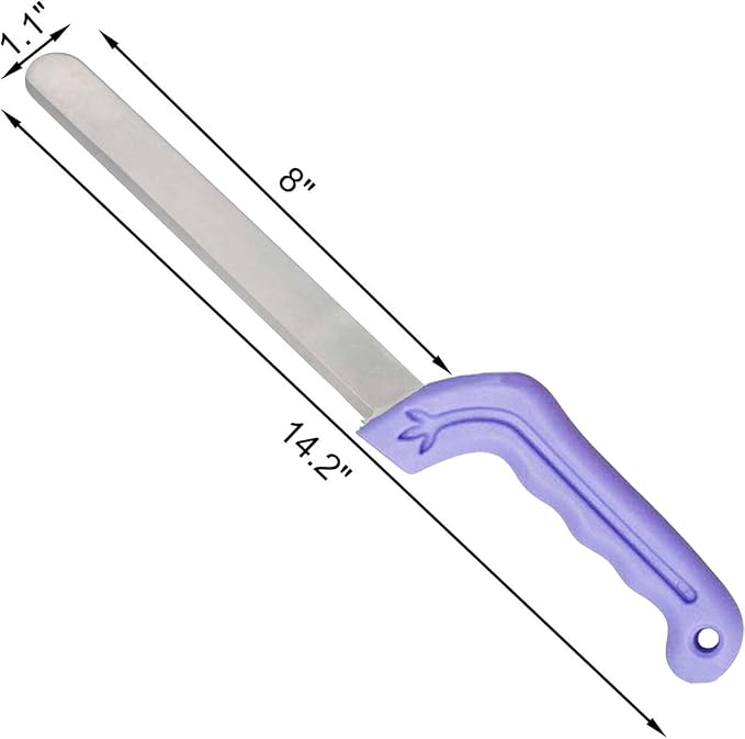 Tinsow Floral Foam Knife Florist Professional Cutting Knife for Flower Foam Block, Cake, Fruit, Utility Tool for Flower Clay Blocks (Light Purple)