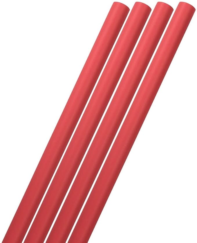 JAM Paper Gift Wrap - Matte Wrapping Paper - 100 Sq Ft Total - Matte Red - 4 Rolls/Pack