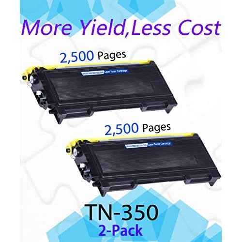 EASY PRINT EASY PRINT Compatible Toner Cartridge Replacement for TN-350 TN350 TN 350 Compatible with Intellifax 2820 Intellifax 2920 HL-2070N HL-2040 DCP-7020 MFC-7820n (Black, 2 Pack)