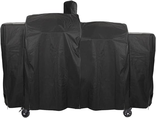 ZJYWSCH Grill Cover for Pit Boss Platinum KC Combo Wood Pellet & Gas Grill Outdoor Waterproof Pit Boss KC Combo Grill Cover PB1285KC 600D Heavy Duty