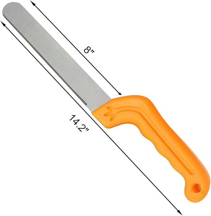 Tinsow Florist Professional Cutting Knife for Flower Foam Block Knives for Floral Foam Block Bricks(Orange)