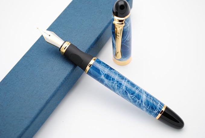 JINHAO X450 Fountain Pen M Nib (Green Marble)
