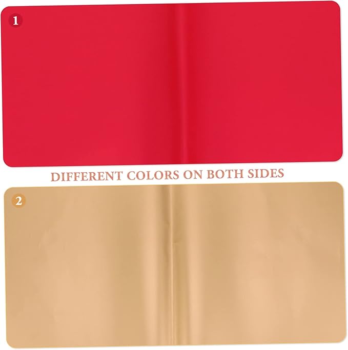 Abaodam 20Pcs Double-sided Flower Wrapping Paper Bouquet Packaging Paper for Wedding Birthday Craft DIY Floral Wrap Red and Gold