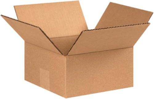 Secure Seal | 50-Pack of 8x8x4 Corrugated Cardboard Shipping & Moving Boxes