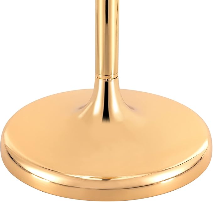 10 Pcs 27.5In Tall Crystal Flower Vase, Acrylic Crystal Flower Vases Metal Flower Stand for Wedding Reception and Event Centerpieces 9.4 x 9.4 x 27.5 Inch Gold