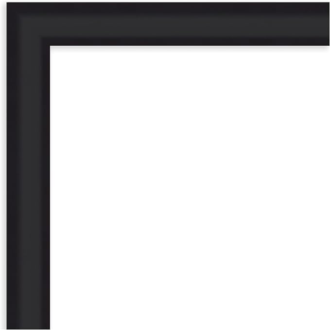 Amanti Art Black Framed Magnetic Board 15x15 X-Small Vision Board for use with Magnets, 100% Metal Sheet to Display Items as Office Decor or for Home Organization in mudroom, Kitchen or Kids Room