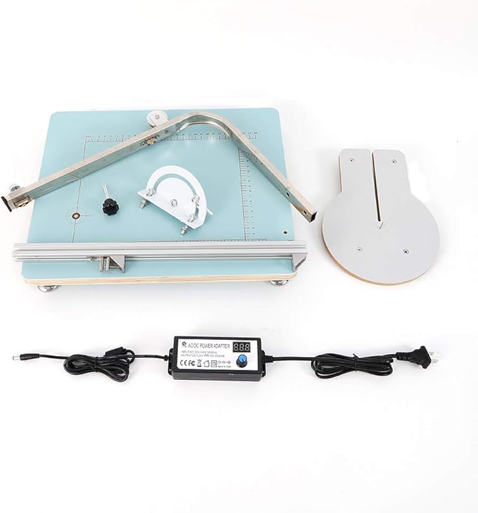 11'' *10'' Hot Wire Cutter, 0-500℃ Foam Cutting Machine, 72W Electric Styrofoam Cutter with16.4ft Heating Wire for Foam Sponge KT Board Ribbon Pearl Cotton