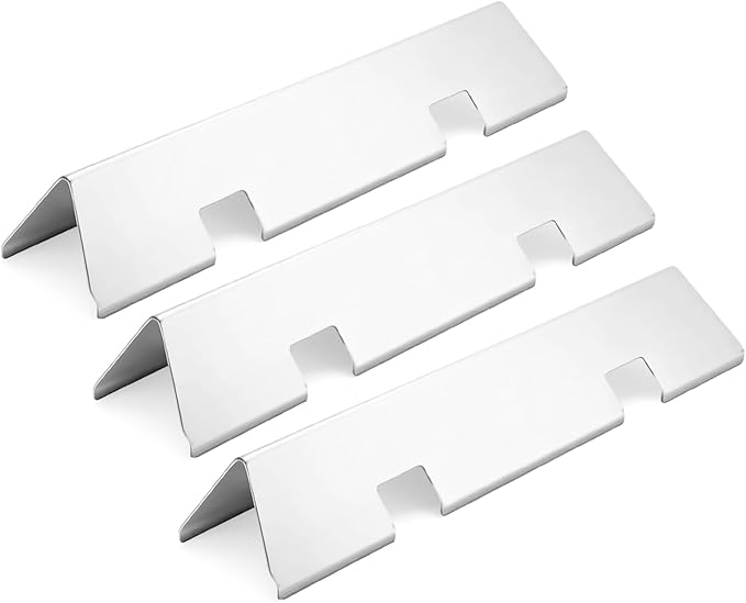 KifonMetals 15.3 Inch Flavorizer Bars for Weber Spirit I & II 200 Gas Grill with Front-Mounted Knobs, for Spirit E210 S210 E220 S220, Stainless Steel, 3 PCS, for Weber Spirit Grill Parts 7635