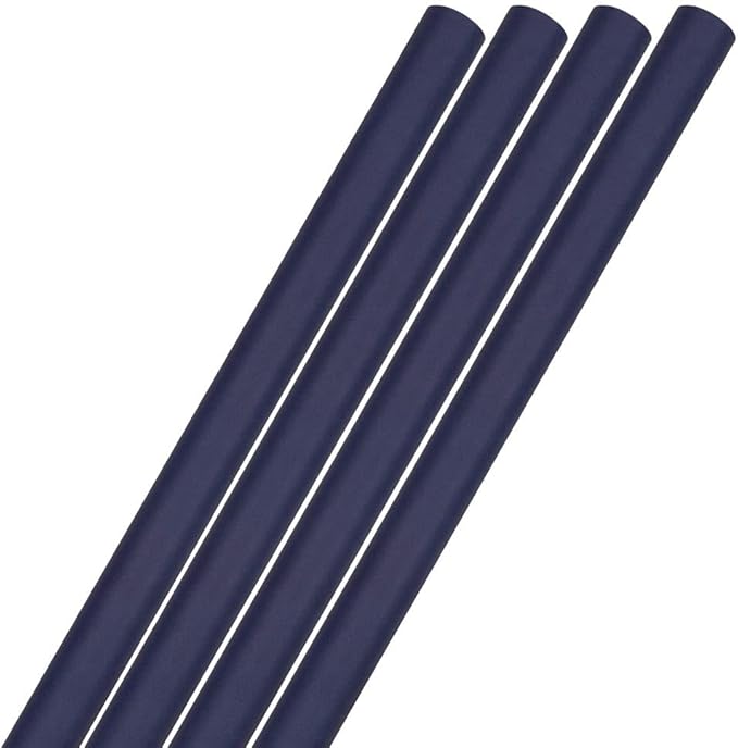 JAM Paper Gift Wrap - Matte Wrapping Paper - 100 Sq Ft Total - Matte Presidential Blue - 4 Rolls/Pack