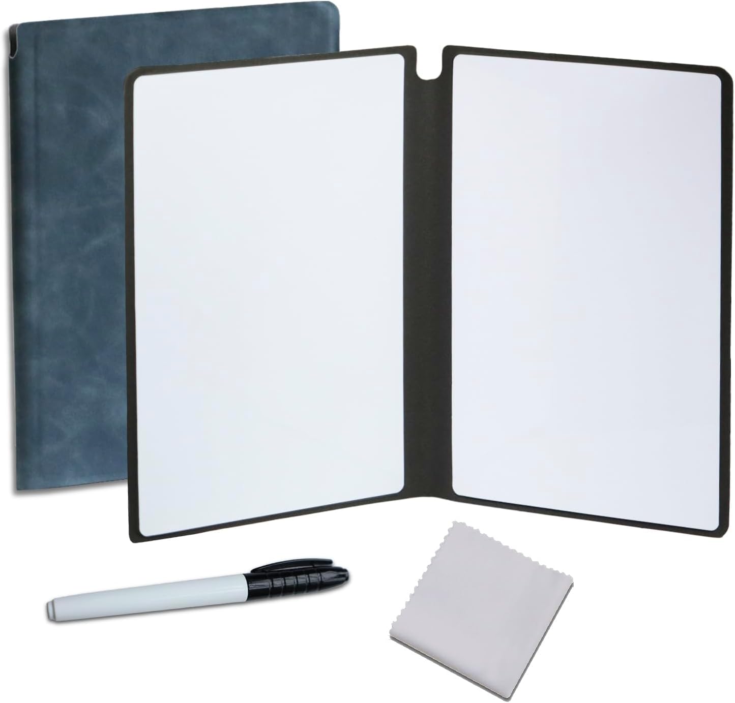 Skiennix Portable Dry Erase Board | Reusable Handheld Whiteboard for Home & Office - 9.5" x 6.6" (Blue)