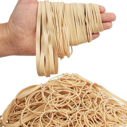 HAIDIBAO-Rubber Bands Assorted Sizes Beige Elastic Bands for Office Supplies 0.5lbs Size16,Size#18,Size #33,Size(4-4/5" x 1/6"),Size#69 Rubber Band