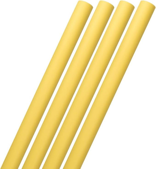 JAM Paper Gift Wrap - Matte Wrapping Paper - 100 Sq Ft Total - Matte Yellow - 4 Rolls/Pack