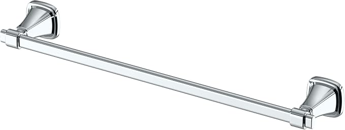 Gatco 5511 Beverly Towel Bar | Elegant Wall-Mounted Bathroom Towel Bar | Luxury Design, Heavy Duty Metal, EZ Ancor Mounting | Chrome Finish
