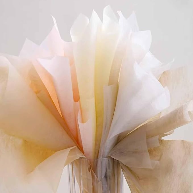 FAYADA Korean Cotton Flower Wrapping Paper Non-Woven Floral Bouquet Wraps Gift Packaging Florist Supplies 20 Sheets Florist Waterproof Flower Wrapping Paper for Fresh Flowers-22.8x22.8 Inch (white)