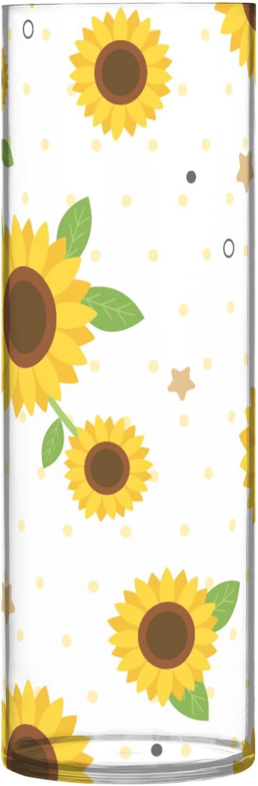 Vase Plastic Vase Elegant Cylinder Flower Vase Shatterproof Decorative Centerpiece for Home Table Office Weddings Events (11.8 x 3.9 in)