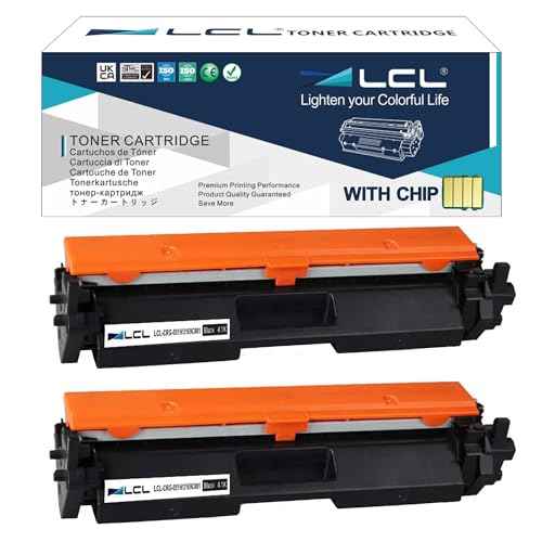 LCL 051 MF264DW Toner Cartridge Replacement for Canon 051 CRG-051 CRG051 2168C001 for Canon ImageCLASS MF263dn MF264dw MF266dn MF267dw MF269dw LBP161dn LBP162dw LBP1692dwkg Printer (2-Pack Black)